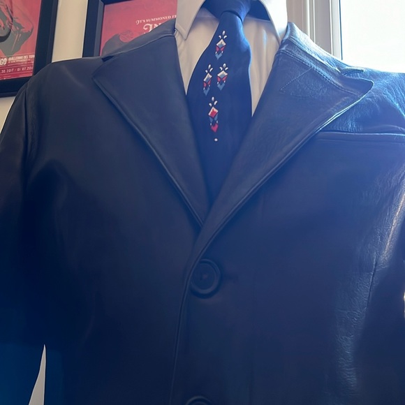 Paul Smith leather trench coat Made in Italy / Great Condition - Picture 5 of 9